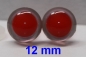 Preview: 1 Paar Sicherheitsaugen rote Pupille Iris Softpink metallic