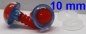 Preview: 1 Paar Sicherheitsaugen rote Pupille Iris Lightblue metallic