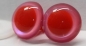 Preview: 1 Paar Sicherheitsaugen rote Pupille Iris Fluopink metallic