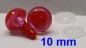 Preview: 1 Paar Sicherheitsaugen rote Pupille Iris Fluopink metallic