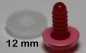 Preview: 1 Paar Sicherheitsaugen rosa mit roter Pupille