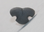 Preview: Sicherheitsnase 12 mm x 8 mm Katze hart grau mit Sicherheitsscheibe
