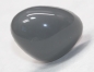 Preview: Sicherheitsnase 18 mm dreieckig hart grau mit Sicherheitsscheibe