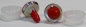Preview: 1 Paar Sicherheitsaugen trapezoid gelb blaugrün Prisma Color 18 mm rote Pupille