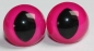 Preview: 1 Paar Katzenaugen Drachenaugen Sicherheitsaugen Neon pink