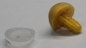 Preview: Sicherheitsnase dreieckig beflockt gelb 22 mm x 17 mm mit Sicherheitsscheibe
