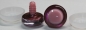 Preview: 1 Paar Sicherheitsaugen trapezoid weinrot violett Prisma Color 25 mm rosa Pupille