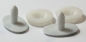 Preview: 1 Paar 25 mm x 15 mm Sicherheitsaugen Comic weiß schwarz