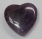 Preview: 1 Herz Naturstein Amethyst ca. 20 mm x 20 mm x 6 mm