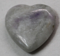 Preview: 1 Herz Naturstein Quarz ca. 20 mm x 20 mm x 6 mm