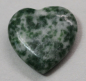Preview: 1 Herz Naturstein Baumachat ca. 20 mm x 20 mm x 6 mm