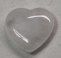 Preview: 1 Herz Naturstein Bergkristall ca. 20 mm x 20 mm x 6 mm