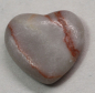 Preview: 1 Herz Naturstein Jaspis ca. 20 mm x 20 mm x 6 mm