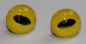 Preview: 1 Paar 5 mm Kunststoffaugen Katze gelb zum Annähen