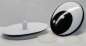 Preview: 1 Paar 60 mm x 90 mm Sicherheitsaugen Comic weiß schwarz