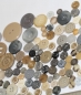 Preview: ca. 50 g Knöpfe aus Kunststoff hellgrau-beige Mix verschiedene Größen und Formen