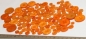 Preview: ca. 50 g Knöpfe aus Kunststoff orange Mix verschiedene Größen und Formen