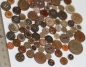 Preview: ca. 50 g Knöpfe aus Kunststoff hellbraun Mix verschiedene Größen und Formen