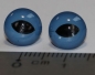 Preview: 1 Paar 8 mm Kunststoffaugen Katze blau zum Annähen