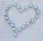 Preview: Swarovski-Bügelapplikation Herz mini Parad. Shine