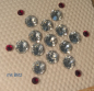 Preview: Swarovski-Bügelapplikation Stern Crystal