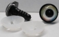 Preview: 1 Paar 14 mm Sicherheitsaugen Kunststoff mit Glas hell pastell
