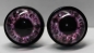 Preview: 1 Paar 14 mm Sicherheitsaugen Kunststoff mit Glas purple
