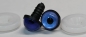 Preview: 1 Paar 14 mm Sicherheitsaugen Kunststoff mit Glas hellblau