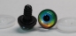 Preview: 1 Paar 17 mm Sicherheitsaugen Kunststoff mit Glas rainbow