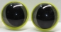 Preview: 1 Paar 22 mm Sicherheitsaugen Kunststoff mit Glas grau Katze Drache