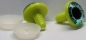 Preview: 1 Paar 22 mm Sicherheitsaugen Kunststoff mit Glas pastell mint