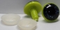 Preview: 1 Paar 22 mm Sicherheitsaugen Kunststoff mit Glas dunkelblau