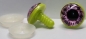 Preview: 1 Paar 22 mm Sicherheitsaugen Kunststoff mit Glas pastell pink