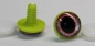 Preview: 1 Paar 22 mm Sicherheitsaugen Kunststoff mit Glas rosa Pastell ovale Pupille