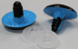 Preview: 1 Paar Sicherheitsaugen oval 23,5 mm x 18,5 mm hellblau Schielaugen