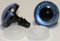 Preview: 1 Paar Sicherheitsaugen 18 mm blaugrau irisierend schimmernd