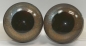 Preview: 1 Paar Sicherheitsaugen 24 mm mittelgroße runde Pupillen aubergine schimmernd verschiedenfarbige Iris