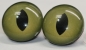 Preview: 1 Paar Sicherheitsaugen 30 mm oliv metallic Katze Drache