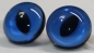 Preview: 1 Paar Sicherheitsaugen 30 mm blau schimmernd Katze Drache