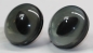 Preview: 1 Paar Sicherheitsaugen 30 mm graugrün schimmernd Katze Drache
