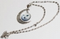Preview: Anhänger mit Kette "Eule mit Mond"