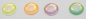 Preview: 1 Paar Augen schimmernd Kunststoff selbstklebend pink 5 mm