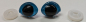 Preview: Sicherheitsaugen spitz zulaufend hellblau 16 mm x 21 mm 3