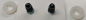 Preview: Sicherheitsaugen Hellblau metallic mit Wimpern 16 mm x 21 mm 2