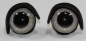 Preview: 1 Paar Augenlider schwarz links rechts (passend für 16 mm Sicherheitsaugen)
