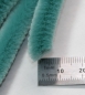 Preview: 1 Stück Biegeplüsch 1 m lang Chenilledraht 8 mm Durchmesser petrol