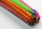 Preview: 1 Packung mit 100 Stück Biegeplüsch Chenilledraht 5 mm Durchmesser Farbmix