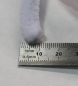 Preview: 1 Stück Biegeplüsch 1 m lang Chenilledraht 8 mm Durchmesser weiß