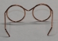Preview: Brille ca. 3,9 cm rosegold ohne Gläser für Teddies oder Puppen Accessoire Requisite