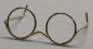 Preview: Brille ca. 4 cm gold ohne Gläser für Teddies oder Puppen Accessoire Requisite